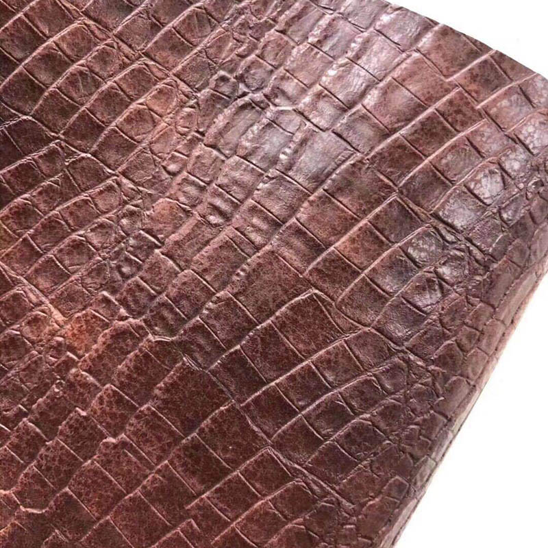 Cork fabric woven emboss brown - Portuguese cork leather